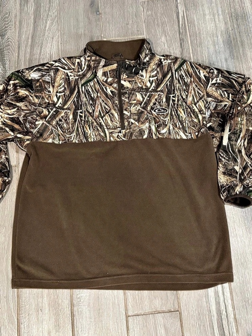 Drake Men's Camo Pullover Jacket 2XL